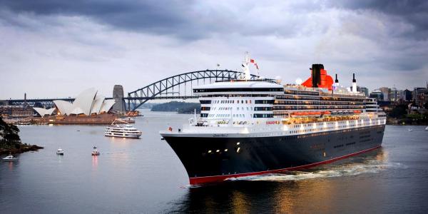 船，邮轮，班轮，玛丽女王2号，城市，悉尼，澳大利亚