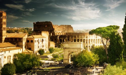 罗马，建筑，意大利，罗马，斗兽场，斗兽场，房屋，意大利