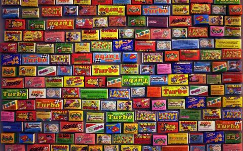 爱是唐纳德tipi提示，不同，许多,,口香糖，拉泽尔，涡轮，口香糖，90年代