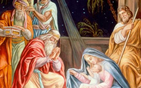 耶稣，新年，礼物，圣诞节