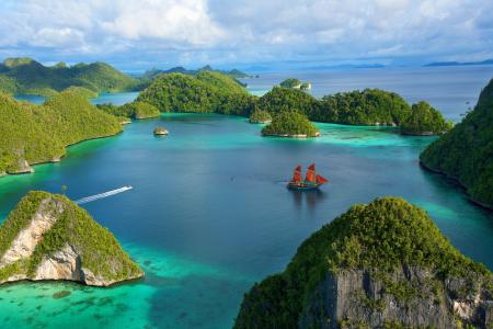 海洋，岛屿，旗鱼，印度尼西亚