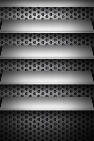 碳金属货架iPhone壁纸