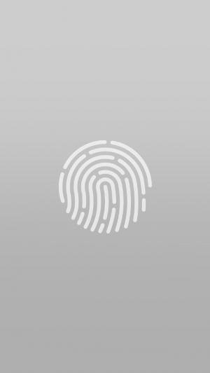 灰色触摸ID指纹传感器iPhone 5壁纸