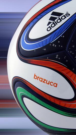 Brazuca球关闭世界杯2014年iPhone 5墙纸