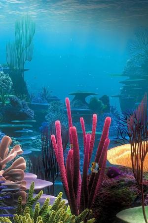海底世界渲染iPhone壁纸