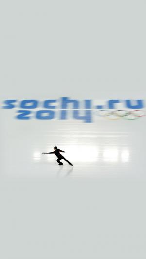 索契奥运俄罗斯花样滑冰iPhone 5壁纸