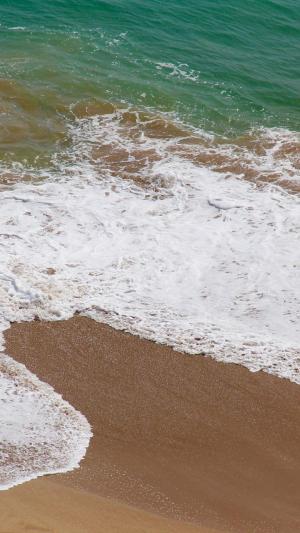 海滩波浪泡沫iPhone 6加高墙纸