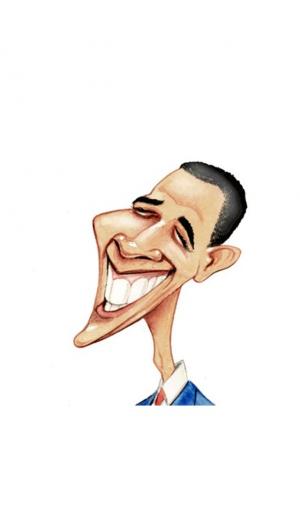 巴拉克·奥巴马漫画iPhone 5壁纸