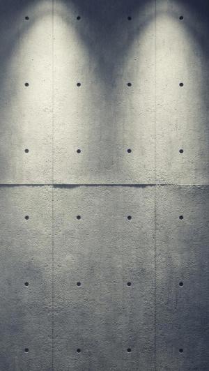 穿孔混凝土墙灯纹理iPhone 5壁纸