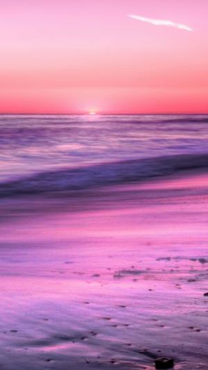 日出地平线平静海海滩iPhone 6 Plus高清壁纸