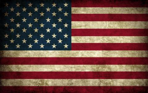 美国壁纸的旗子