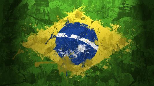 巴西国旗高清壁纸