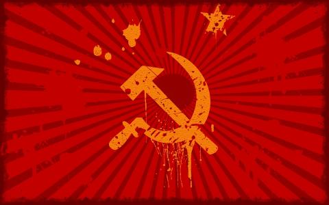苏联锤子和镰刀墙纸