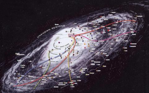 星球大战银河地图壁纸