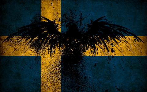 瑞典鹰旗壁纸