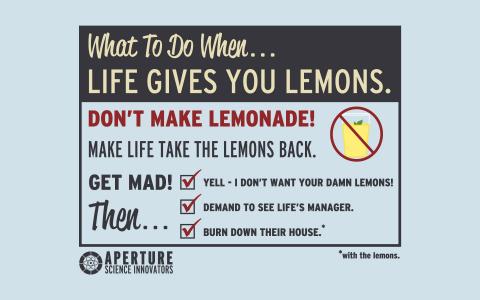 当生活给你柠檬壁纸时该怎么办