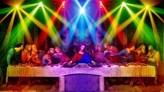 Dj耶稣最后的晚餐壁纸
