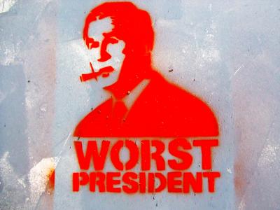 乔治布什最糟糕的总统壁纸