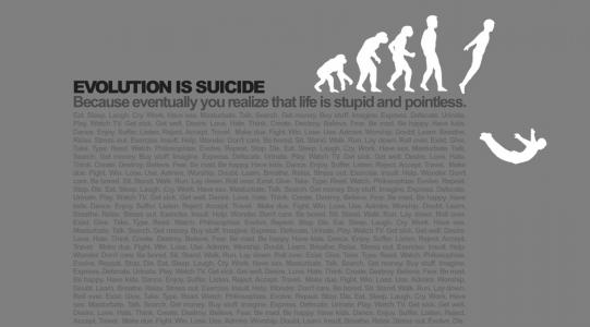 进化是自杀壁纸