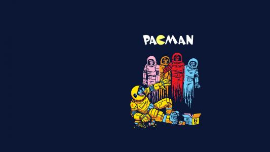 pacman游戏图片