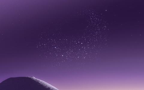 星系，S8，紫，图案，背景