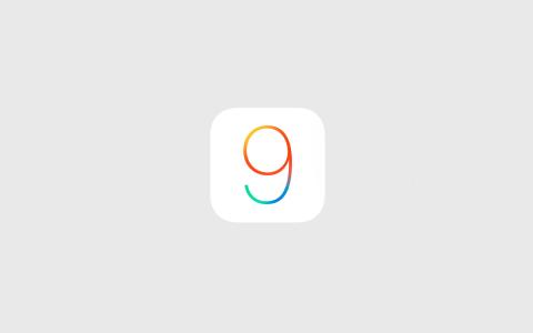 ios9，徽标，苹果，新的，最小的，灰色的，简单的，艺术