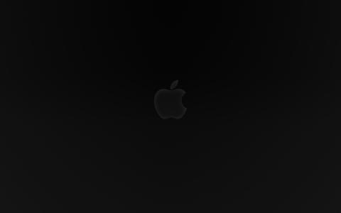 苹果，徽标，黑暗，iOS8上，iphone6