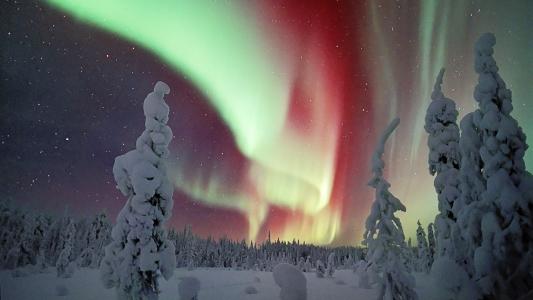 极光borealis壁纸美丽