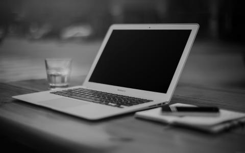的MacBook，空气，背景虚化，艺术，苹果，黑，体重