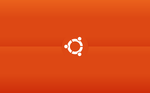 Ubuntu的壁纸橙色