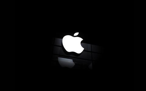 壁纸，苹果，徽标，玻璃，黑色，iphone6，准备