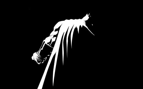 蝙蝠侠，简单，黑暗，艺术，最小
