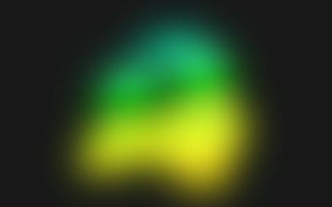 黄，绿，UFO，模糊，灰度