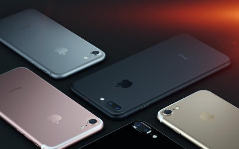 苹果，iphone7，jetblack，金，粉，银，黑，ios10，艺术，火炬