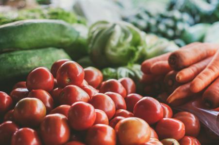 蔬菜，食品，健康，西红柿，胡萝卜，生菜