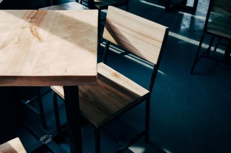 木材，桌子，椅子，咖啡厅，餐厅