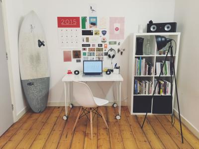 办公室，办公桌，业务，创意，椅子，房间，笔记本电脑，对象