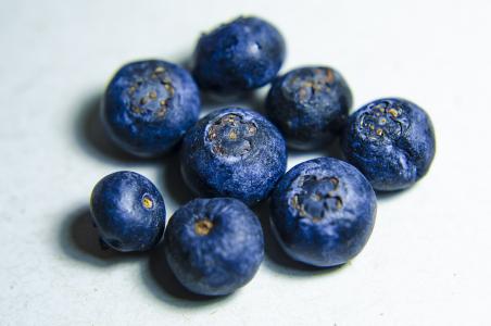 蓝莓，水果，作物，果汁，食物，新鲜