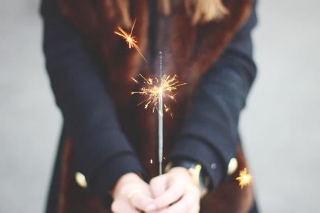 烟火，火，fireworsk，蜡烛，新年，庆祝，党，生日，火花，明亮