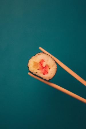 寿司，筷子，maki，食物