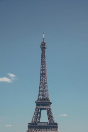 埃菲尔铁塔，建筑，天空，法国