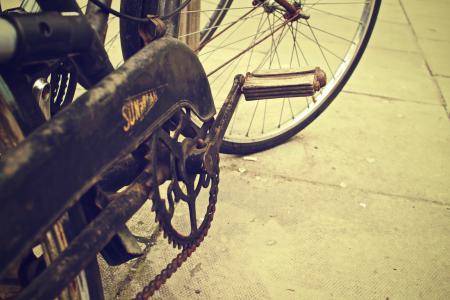 自行车，自行车，链，年份，oldschool