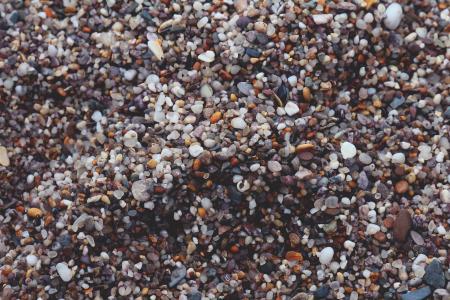 岩石，鹅卵石，海滩，夏天，性质，质地