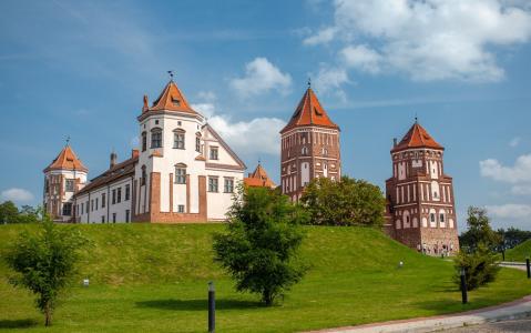 米尔城堡，世界，白俄罗斯，城堡