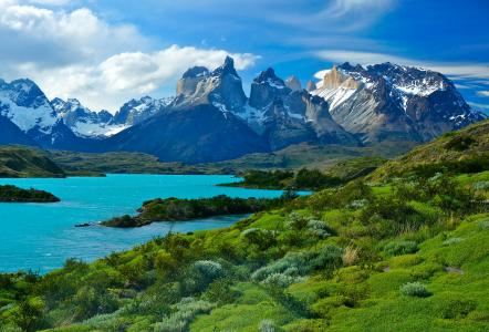 国家公园，智利托雷斯德尔潘恩，巴塔哥尼亚，托雷斯德尔潘恩，智利