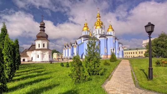 迈克尔大教堂，乌克兰，壁纸