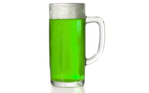 啤酒，绿色，玻璃