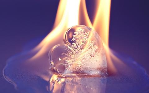 心，冰，火焰