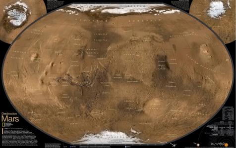 火星，地图