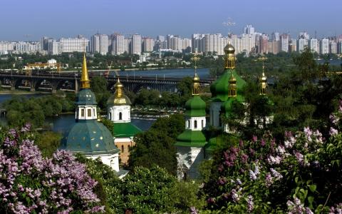基辅，植物园，第聂伯河